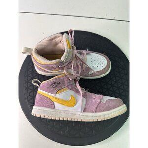 Nike Jordan Toddler 1 Mid TD “Arctic Pink/Gold” DC9518 600 Size 10c Baby Pink